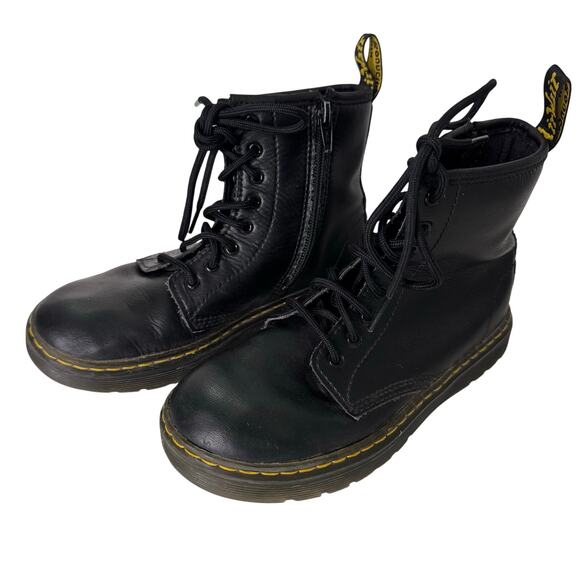 Dr. Martens Girls size 3 Zavala Combat Boots Doc Martens - Picture 5 of 8